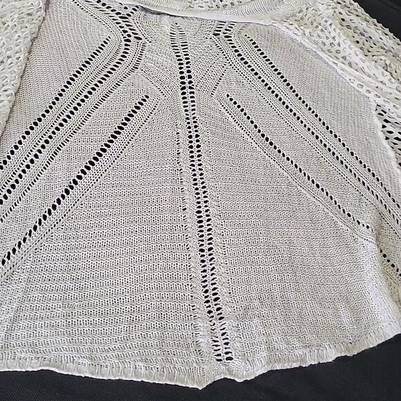 1668 Women TODAY Lace Cardigan White ize Medium - Picture 12 of 13